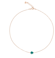 Necklace Rosso Prezioso Woman Semino d'Amore in Silver GC00405SE TOURMALINE VERDE